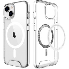 Grafent Space Serisi Apple iPhone 14 Pro Magsafe Özellikli Şeffaf Telefon Kılıfı
