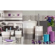 Primanova Elly Banyo Seti Porselen Malzemeden Modern Tasarım 5 Parça Şık Renkler