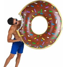 120 cm Pvc Donuts Yüzme Halkası Şişme Giant Havuz Şamandıra Oyuncak (Yurt Dışından)