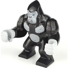 Film Yapı Taşı Minifigure Chimpanzee Küçük Parçacık Monte Yapı Taşı Bebek Oyuncak(Yurt Dışından)