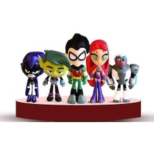 Şekil Set Teen Titans Go Oyuncak Bebek Anime Koleksiyonu Git(Yurt Dışından)