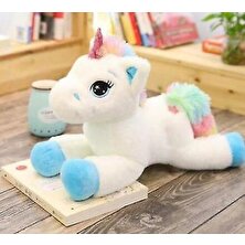 Xhltd 80 cm Peluş Unicorn Oyuncak - Beyaz (Yurt Dışından)