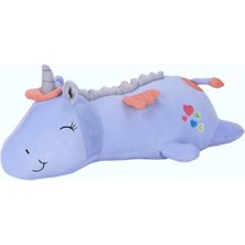 60 cm Sevimli LED Işık Unicorn Yastık Unicorn Peluş Oyuncaklar (Yurt Dışından)