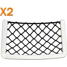 Goldsea Marine Tekne Eşya Taşıyıcı Ceplik Eşya Filesi Beyaz 345x200mm 2 Adet