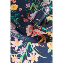 ALTINYILDIZ CLASSICS Erkek Lacivert Desenli Mendil