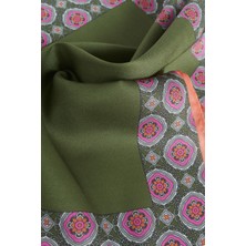 ALTINYILDIZ CLASSICS Erkek Yeşil Desenli Mendil