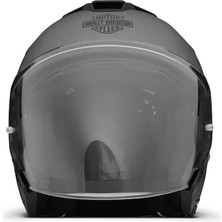 Harley-Davidson Maywood Ii Sun Shield H33 3/4 Helmet - Matte Black Silver