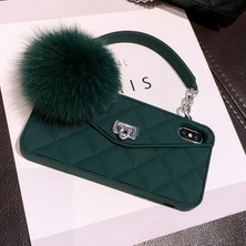 Kordon ile iPhone Için Crossbody Çanta Zincir Kart Yuvası Moda Telefon Kılıfı