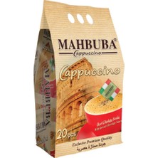 Mahbuba Coffee Çikolata Soslu Bol Köpüklü Granule Cappuccino Hazır Kahve 20x25gr