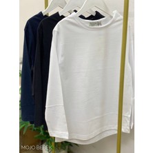 Woorage Erkek Çocuk Basic Uzun Kol T-Shirt 5068 Siyah