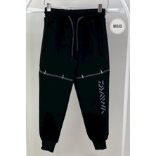 Mojo Bebek Mojo Erkek Çocuk Baskılı Eşofman Altı 2195 Siyah