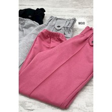 Mojo Kız Çocuk Kemer Detaylı Eşofman Altı 724602 Pembe