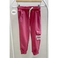 Mojo Kız Çocuk Kargo Cepli Eşofman Altı 623598 Pembe