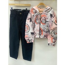 Mojo Bebek Kız Çocuk Beli Lastikli Mom Pantolon 2193 Siyah