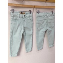 Mojo Erkek Bebek Dar Paça Kot Pantolon 15052 Mint