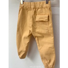 NK Kids Erkek Bebek Lastikli Paça Pantolon 62714 Kahverengi