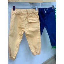 NK Kids Erkek Bebek Lastikli Paça Pantolon 62714 Kahverengi