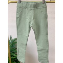 Woorage Kız Bebek 1-5 Yaş Penye Uzun Tayt 3157 Mint