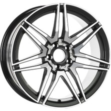 Emr EMR-A360-06 8.0X19"-5X112 ET45 66.6 Gun Metal Diamond Jant (4 Adet)