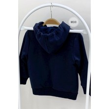 Mojo Bebek Mojo Unisex Fermuarlı Kapüşonlu Hırka 5046 Lacivert
