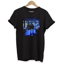 Remonz Fight Club Van Gogh Baskılı Pamuk Büyük Beden Tişört