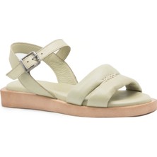 Lider Shoes Lider 5102 Yeşil Kadın Sandalet