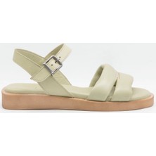 Lider Shoes Lider 5102 Yeşil Kadın Sandalet