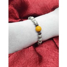 Gümüştel El Sanatları Doğal Taş Jasper Taşı Tasarım Bileklik