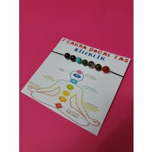 Gümüştel El Sanatları Çakra Bileklik Doğal Taş