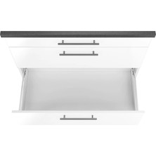 Reggio Atelier Ada Mutfak Çekmeceli Mutfak Dolabı - Salon Mutfak Dolapları Çok Amaçlı Dolaplar 80 cm