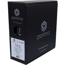 Porima Pc/abs Filament - 1.75MM Siyah RAL9005 1kg