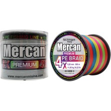 Mercan Pe Örgü Premium 4x Ip  500 M Multi Colour  Misina
