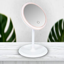 Mamma Beauty 5 Yanarlı LED Işıklı Şarjlı Masa Üstü Makyaj Aynası