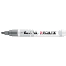 Talens Ecoline Brush Pen Fırça Uçlu Kalem 738 Cold Grey Light