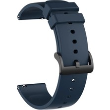 Basias Amazfit Bip-Bip Lite-Bip U Pro (20MM)KLASIK Silikon Tokalı Kordon