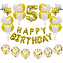 Çıtı Pıtı Store 5 Yaş Mutlu Doğum Günü Seti