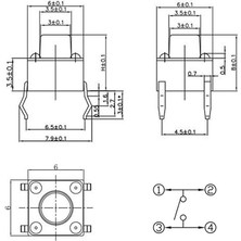 Alkatronik 200 Adet 6X6MM Tact Buton Set 10 Farklı Yükseklikte 4 Pin Dokunmatik Anlık Basmalı Düğme Anahtar