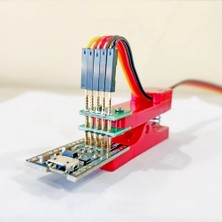 Alkatronik 5 Pin Programlama Aparatı 2.54MM Pogo Pin Yaylı Mandal Klips Seri Üretim Entegre