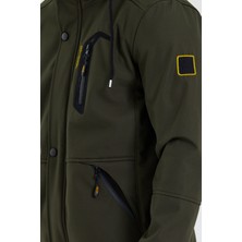 Paganni Su ve Rüzgar Geçirmez Içi Kürklü Softshell Erkek Mont