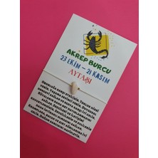 Gümüştel El Sanatları Akrep Burcu Aytaşı Doğal Taşlı Ip Burç Bilekliği