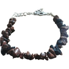 Gümüştel El Sanatları Obsidyen Taşı Doğal Taş Bileklik