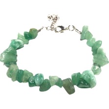 Gümüştel El Sanatları Burç Bilekliği Doğal Taş Yeşim Taşı