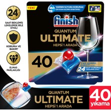 Finish Quantum Ultimate Bulaşık Makinesi Deterjanı Tableti / Kapsülü 40 Yıkama