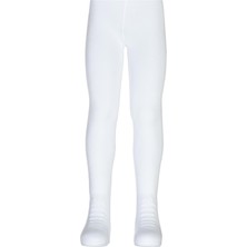Secret Moda 50 Den Dore Mikro Çocuk Külotlu Çorap Beyaz 4 6 Yaş