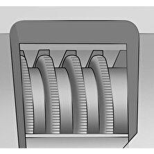 Badem10 Unior Kurbağacık Anahtar Ingiliz Anahtarı 300 mm 12" Kurbağcık