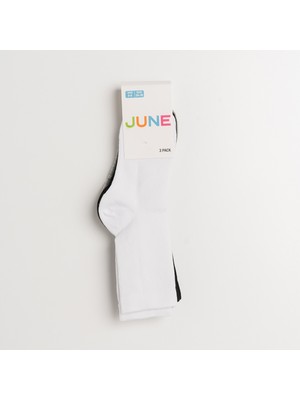 June 3 Lü Paket Soket Çorap