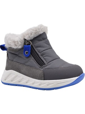 Kids A More Waly Çift Fermuarlı Içi Peluş Kürklü Paraşüt Kumaş Erkek Çocuk Bot Füme