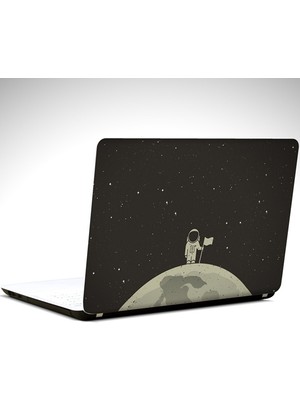 Dekolata Ay ve Astronot Laptop Sticker