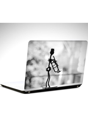 Saksafon Laptop Sticker
