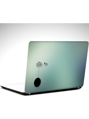 Baykuş Minimal Laptop Sticker